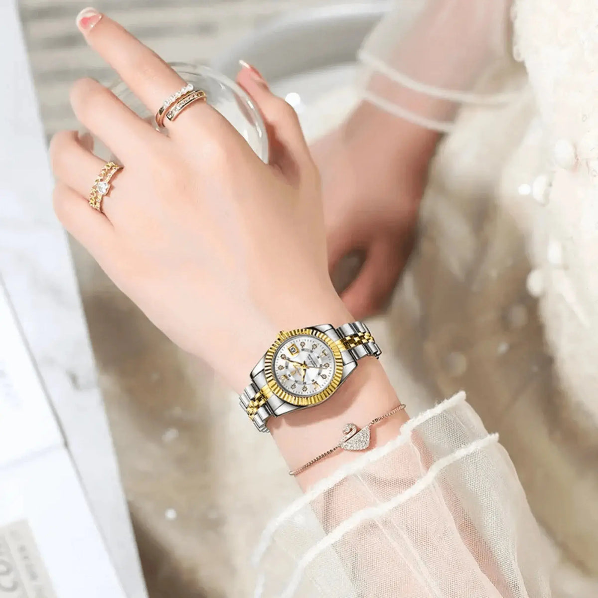 MontreClaire® Dateur — Reloj Clásico con Calendario y Presencia Premium