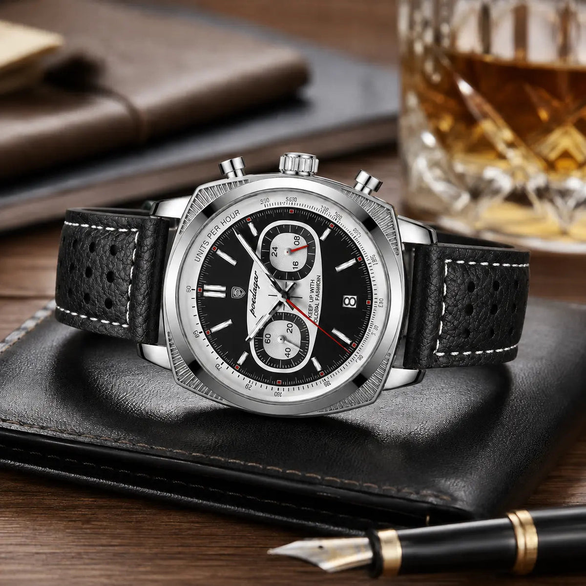 MontreClaire® Dominium Chrono Black